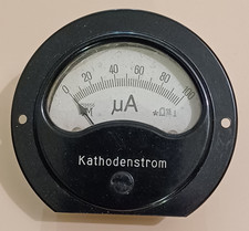 Vintage   meter gauge by Kathodenstrom Ammeter