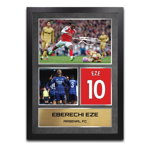 Eze arsenal signed - arsenal, framed