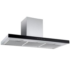 Dent Cookology 100cm Chimney Cooker Hood  T-Shape Extractor Fan - LINT1001SS