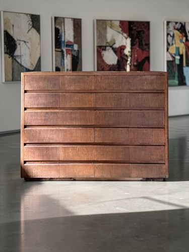 Vintage midcentury oak veneer - vintage,