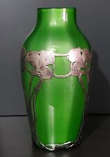 Vaza Loetz- Green Metallin Vase