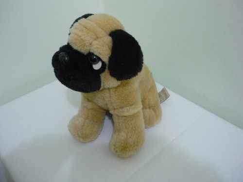 Pug dog soft toy - pug, toys