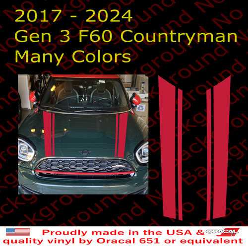 Bonnet racing stripes hood - bonnet,