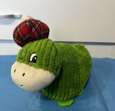 Thistle Products Green Nessie Loch Ness Monster Soft Toy Plush 9" Scotland