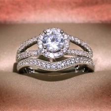 GENUINE S925 2 RING STACKING