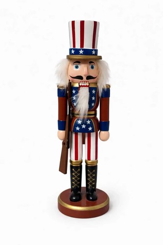 Wooden nutcracker decoration - wooden,