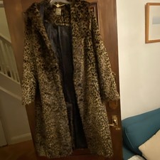   Biba Leopard Faux Fur Coat authentic Ladies coat BNwot. 