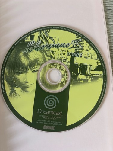 Shenmue dreamcast game - shenmue, ii