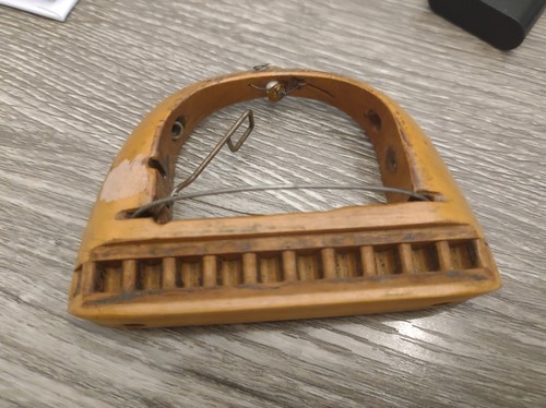 Vintage wooden weaving shuttle - vintage,