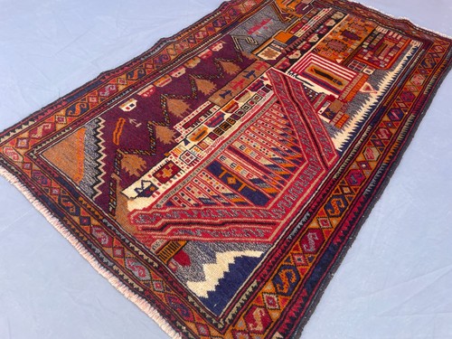 2x4 handmade baluchi pictorial - baluchi,