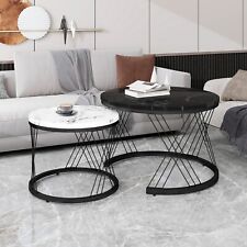 Round Coffee Table Set of 2