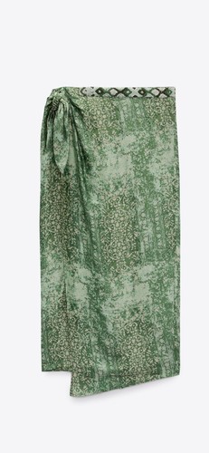 Zara green wrap style - green,