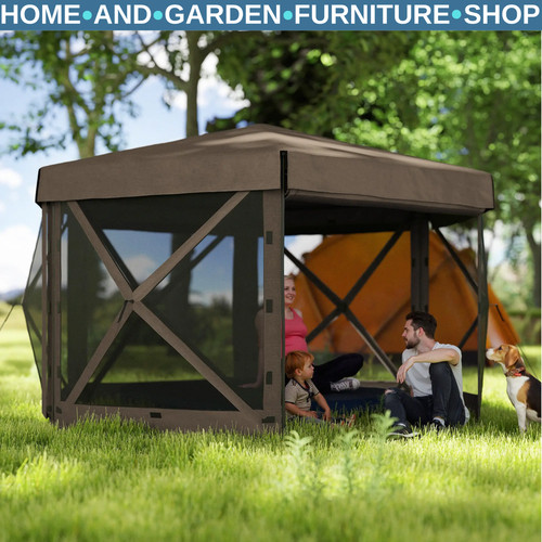 Hexagon pop gazebo - with, 5