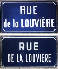 Old vintage French enamel