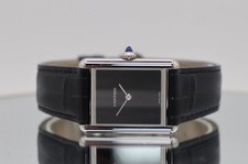 Cartier Tank Must WSTA0072 25 mm Black Dial Stainless Steel Boxed 2023