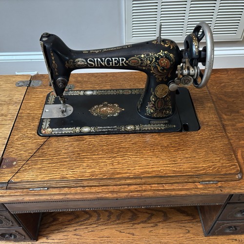 Antique singer sewing machine - antique,