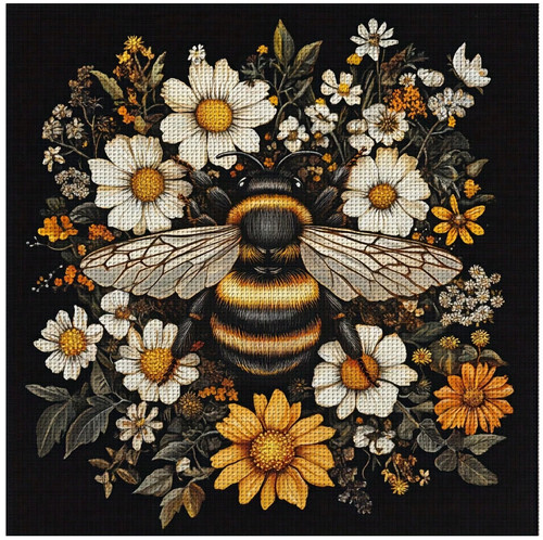 Printed cross stitch - printed, kit