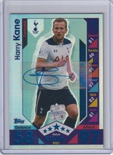 TOPPS MATCH ATTAX CARD HOLOGRAM SIGNED PLATINUM LIMITED EDITION HARRY KANE