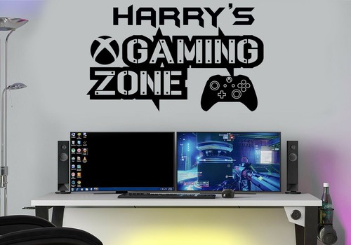 Gaming zone personalised wall - gaming,