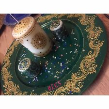 Mehndi Plates And Candles