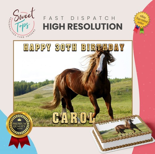 Horse personalised rectangle - horse,
