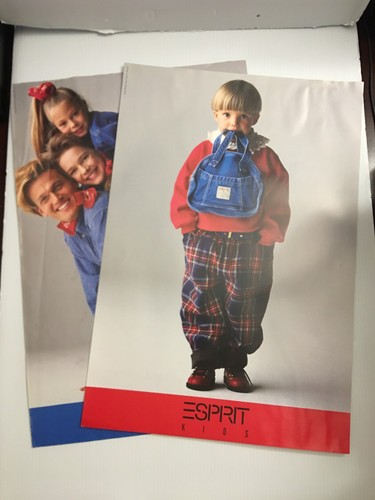 Vtg 80s advertising esprit - advertising,