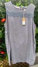 Next linen blend shift dress