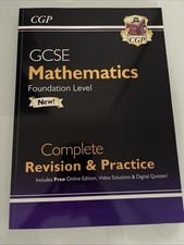 CGP GCSE AQA Mathematics Foundation Level Complete Revision & Practice Book