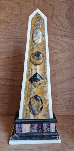 Bluejohn obelisk marble blue - marble,