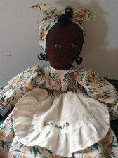 Vintage Barbados Half Bodied  Cloth/Rag Doll