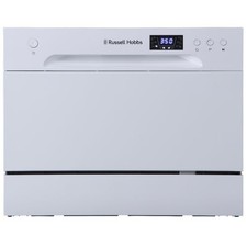 Russell Hobbs RHTTDW6W Table Top Dishwasher Freestanding 6 Settings White