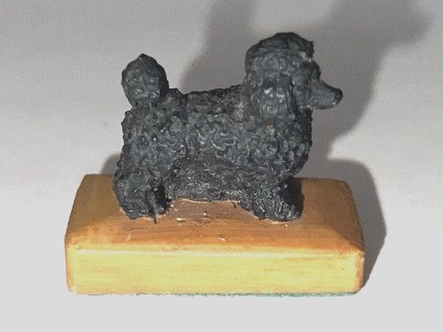 Vintage black poodle arista - vintage,