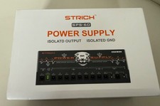 STRICH SPS-60 Guitar Pedal Power Supply, 10 Totally Isolated Pedal Board