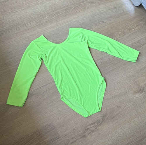 Girls green long - green, sleeve