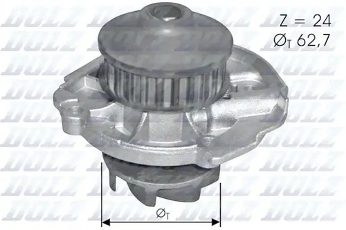 Water pump s261 - pump, fiat