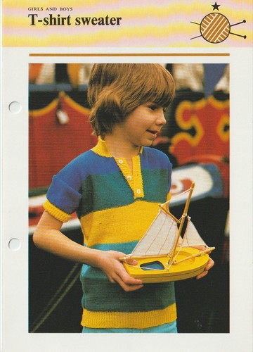 Child knitting pattern - knitting, pattern,boy's