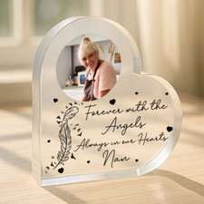 Custom Acrylic Heart Photo