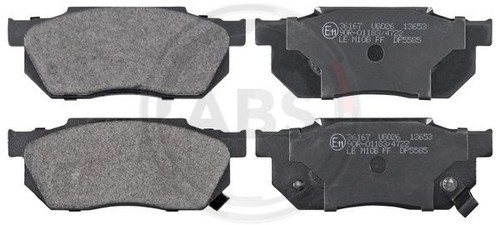36167 brake pad set - pad,