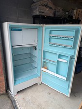 vintage fridge freezer, stage prop, retro fridge freezer, family sized fridge fr
