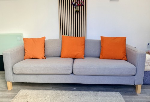 Ikea karlstad grey - grey, fabric
