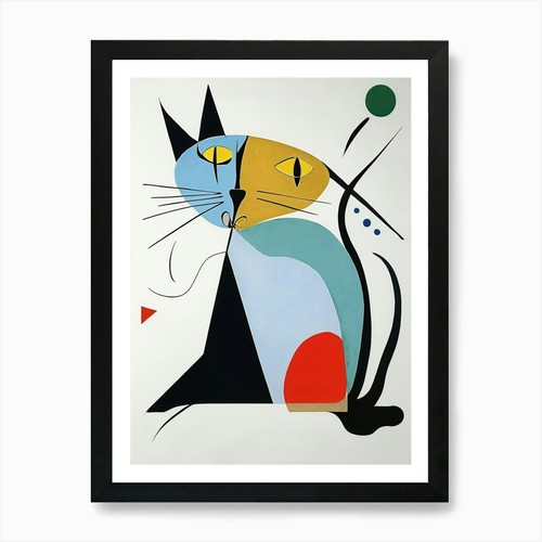 Joan miro inspired cats - miro,
