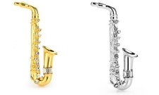 Saxophone Brooches  Unisex