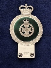 Genuine Vintage J R Gaunt Enamel Car Badge Green Jackets