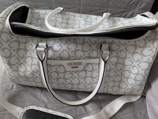 Guess White Travel Bag