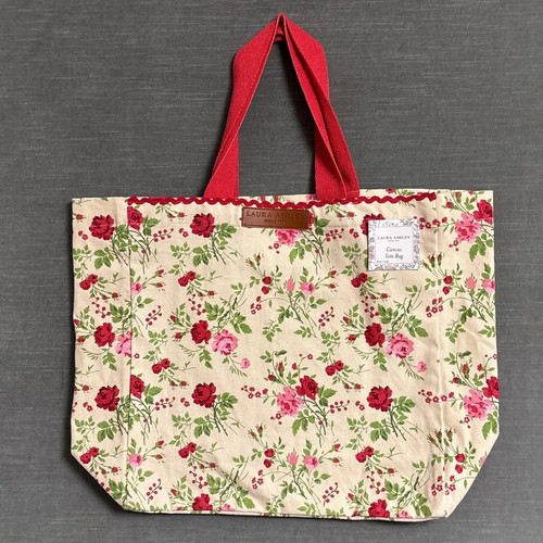Laura ashley tote red - red, pink