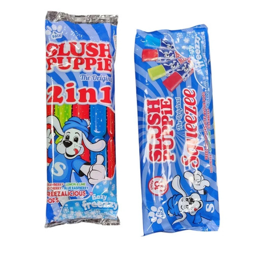 Slush puppy squeezee - puppy, pops