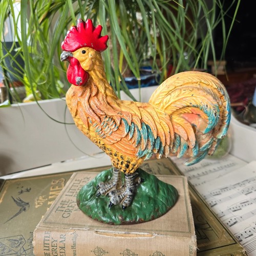 Vintage cast iron cockerell