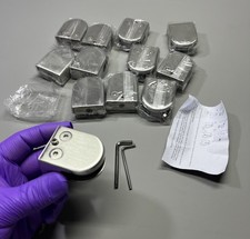 12x Glass Clamp Stainless