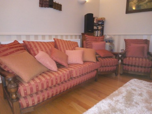 Antique bergere piece suite - 3,