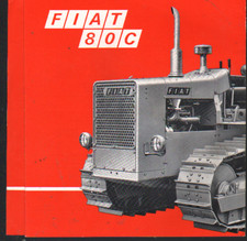 FIAT "80C" 80hp Crawler Tractor Brochure Leaflet